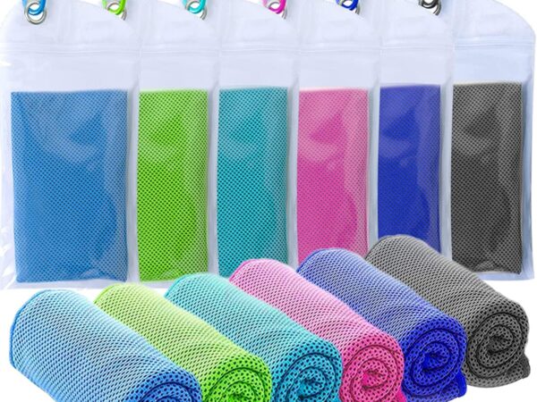 SZELAM Kühlendes Handtuch,EIS-Handtuch,Atmungsaktives,kühles Handtuch,Mikrofaser-Handtuch für Yoga, Fitnessstudio,Training,Sport,Fitness,Laufen,Camping,Wandern