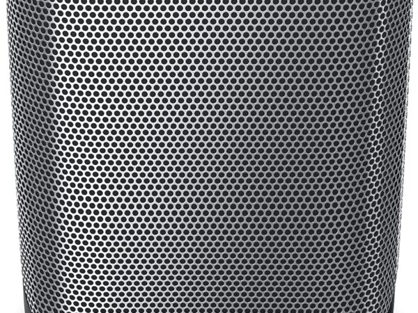 Brandson - Heizlüfter mit zwei Leistungsstufen - Badezimmer energiesparend leise - stufenlose Temperaturregelung - Keramik Heizelement - Thermosicherung - Heizung Heater - Cool Grey Design
