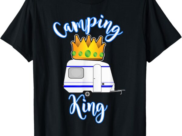 Camping King Wohnmobil Kronen-Design T-Shirt