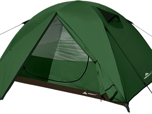 Forceatt Zelt 2-4 Personen Camping Wasserldicht 3-4 Saison,Ultraleicht Zelte Mit Kleinem Packmaß, Kuppelzelt Sofortiges Aufstellen Für Trekking, Outdoor, Festival