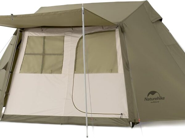 Naturehike Village 5.0㎡ Family Tent Pop Up Tent Home Tent Camping Tent Camping Tent for 2-4 People Large Tunnel Tent with 2000 mm Hydrostatic Head