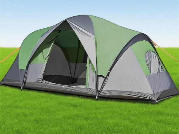 Camping Tent 2/4/6/8/10 Person, Tent for Outdoor Camping Tent, Easy Assembly, 210D Oxford Fabric, Waterproof UV Protection Tent, Large Family Tent for Outdoor Camping Travel Garden