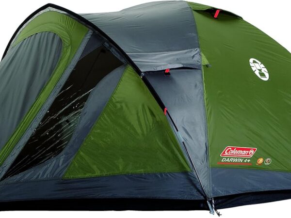 Coleman Darwin 3 Zelt, kompaktes 3 Mann Kuppelzelt, leichtes 3-Personen Camping- und Wanderzelt, 100% wasserdicht, eingenähte Bodenplane, kompaktes und leichtes Iglu-Trekkingzelt, schneller Aufbau